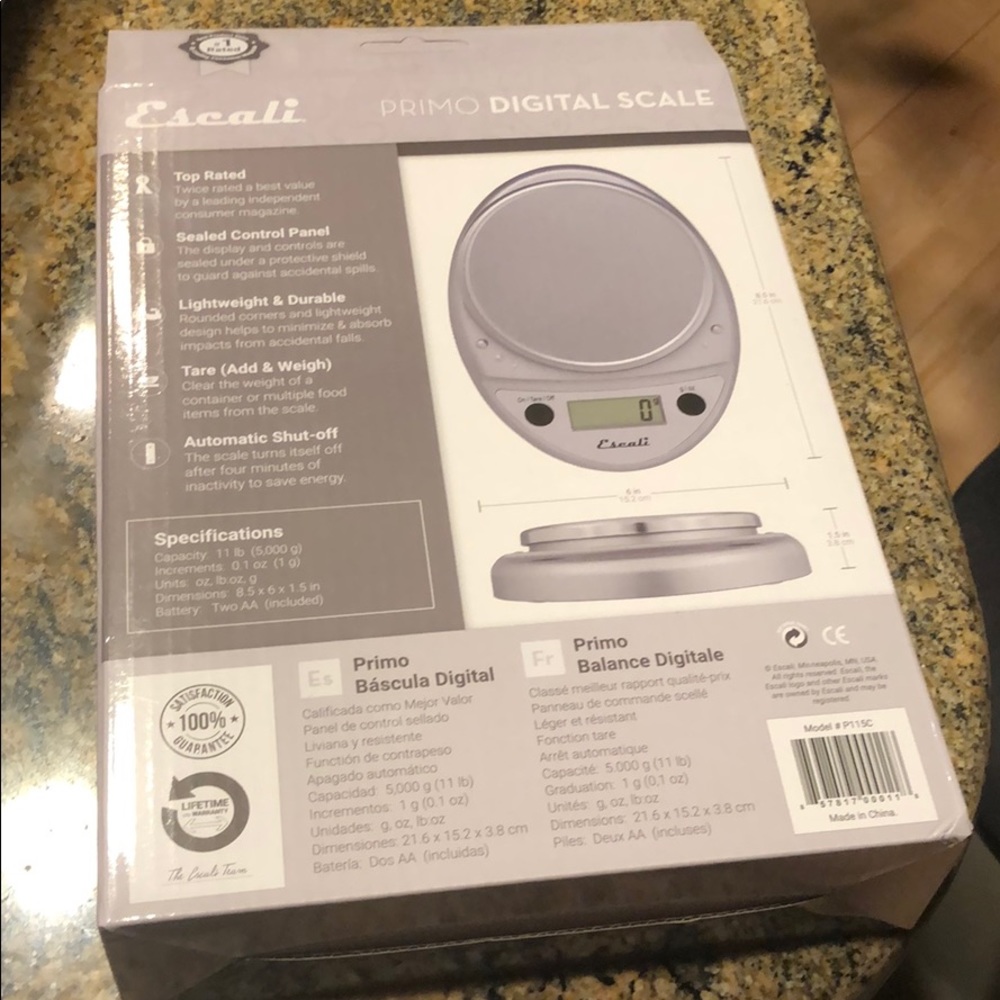 BEST RATED Escali Primo Digital Food Scale - Picture 8 of 8
